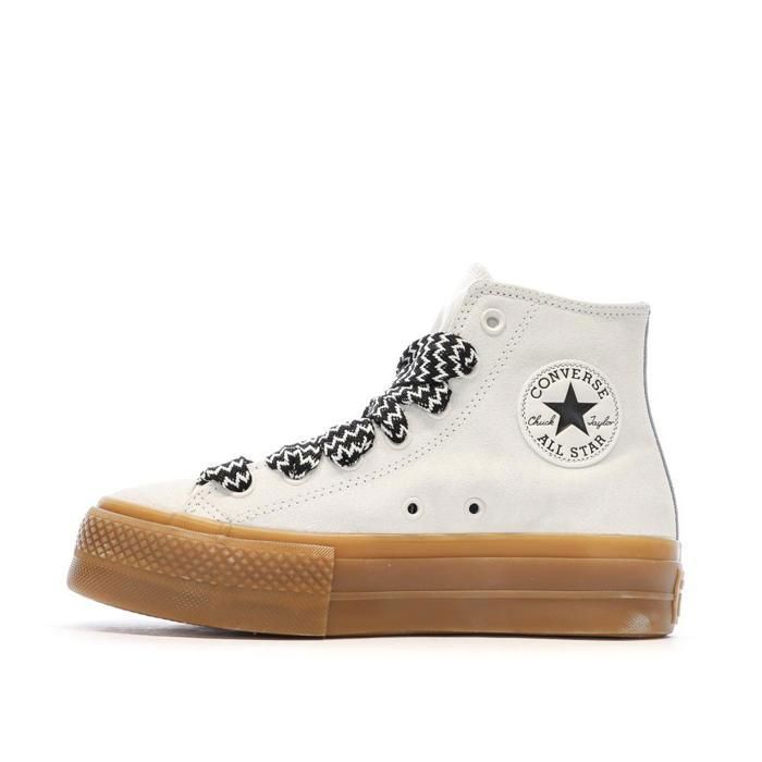Converse Baskets Blanches Femme Converse Suede A10414C