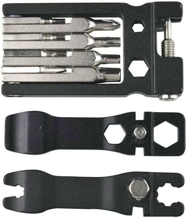 Outil Multifonctionnel Pour Vélo, Kit De Réparation VTT 19 En 1 Avec Cles Allen Et Cle A Rayons 92120821