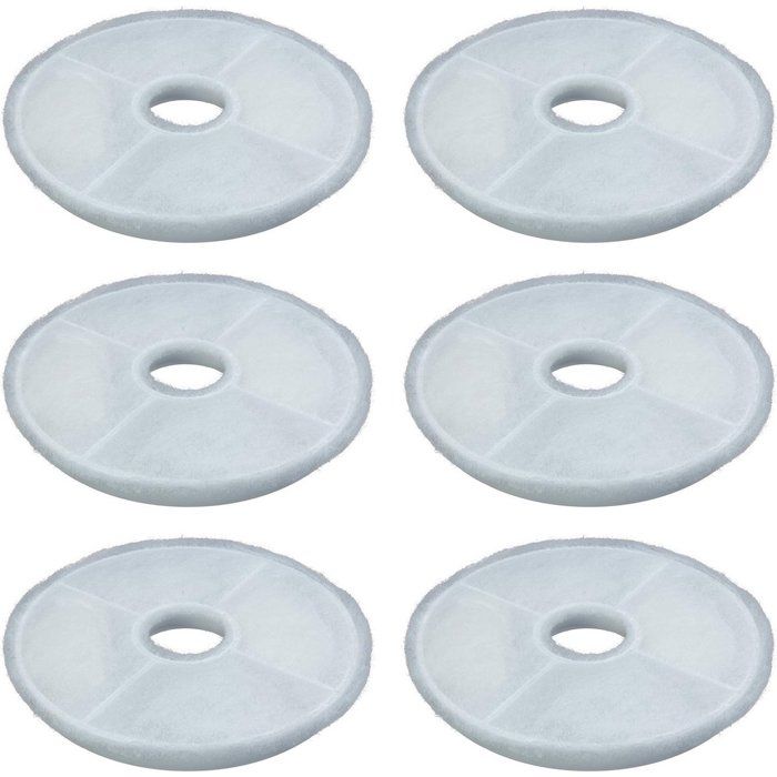 Filtres PET standard compatibles avec les fontaines Catit Design Senses et les fontaines Catit Flower lot de 6