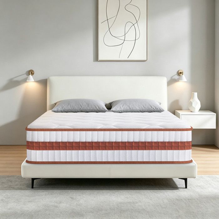 Matelas 90x190 cm - Ép 28cm Soulagement du Dos - Mousse en mémoire de Gel rafraîchissant - Sommeil Réparateur - Ergonomique