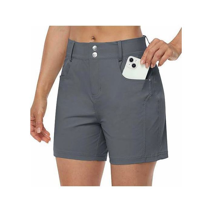 Short de randonnée - MOFIZ - MoFiz Short de Randonnée Sport Femme - Imperméable DWR - Taille 30 - UPF 50+