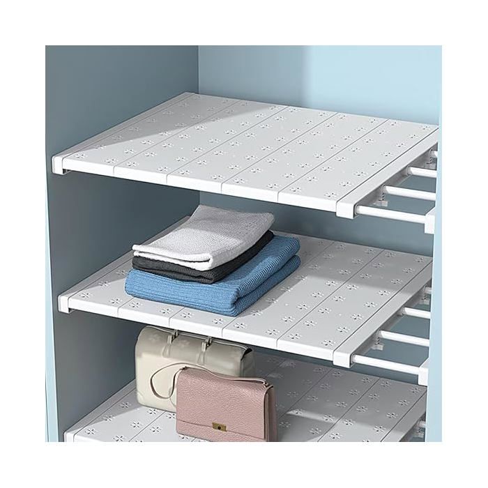 Étagères réglables pour armoire étagères extensibles s clous séparateur 24cm Weit Verstellbare Länge 38-60cm ETAGERE DE PLACARD