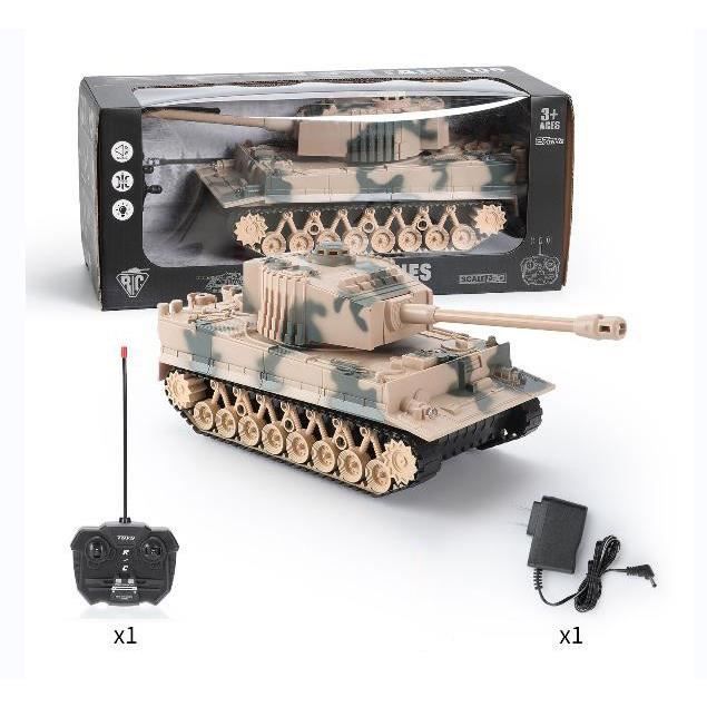 COULEUR6-Char De Combat Radiocommandé Panzer 4ch, À Chenilles, Avec Lumière  Et Musique, Radio Contrôlée, Joue