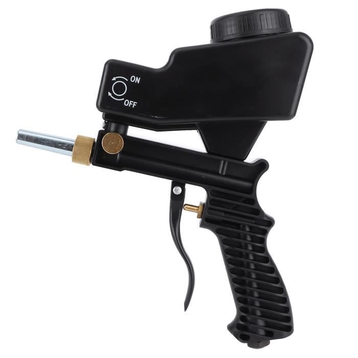 Sableuse Portable 50Lbs En Alliage D'Aluminium - Kit Pistolet Sablage Avec Tuyau 4,5m