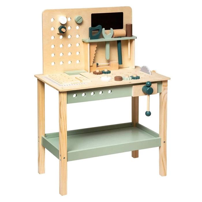 Meilleurs prix pour Etabli bricolage enfant - bois - Multicolore - Atmosphera createur d'interieur