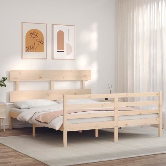 Tête De Lit Capitonnée Géante 5 Pieds – Rose Doux – Taille King Size – Moderne