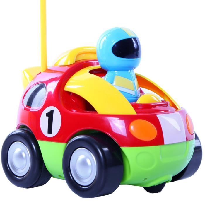 Basiles Belle Voiture De Course De Dessin Anime De Rc Avec La Musique Et Les Lumieres Commande Electrique De Radio Dyy Cdiscount Jeux Jouets