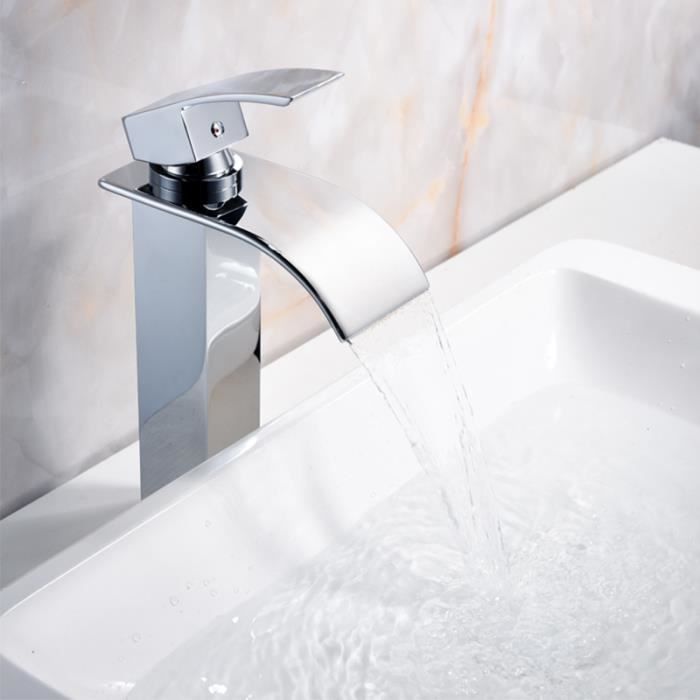 BEITH Robinet Lavabo, Moderne Mitigeur Lavabo, Conception Creuse Robinet Salle De Bain, 59A Corps En Laiton Mitigeur De Salle De Bain, Anticorrosion Et Durable, Pour Salles De Bains, Hôtels