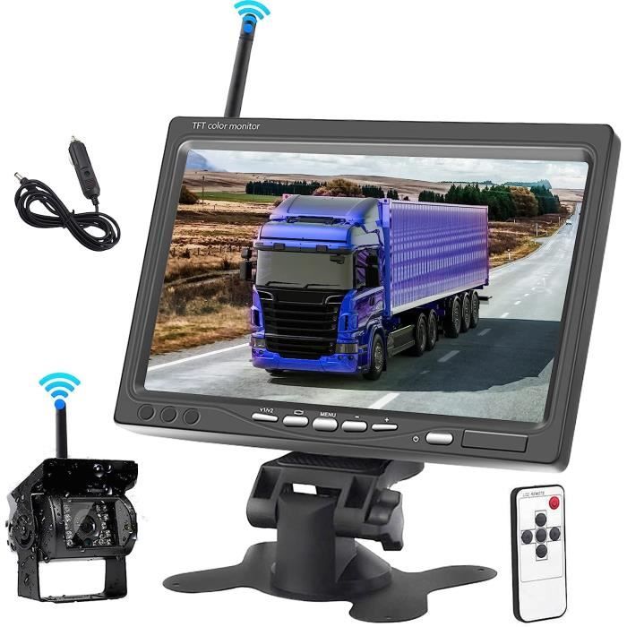 Caméras De Recul Pour Voiture - Camera Sans Fil Hd 7 Recul Camion Camping Car Caméra Écr