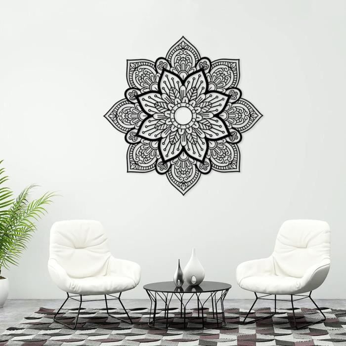 Couronne Papillon En Rotin Folpus - Décoration Murale 35,5x33 Cm - Pour Chambre, Salon, Extérieur