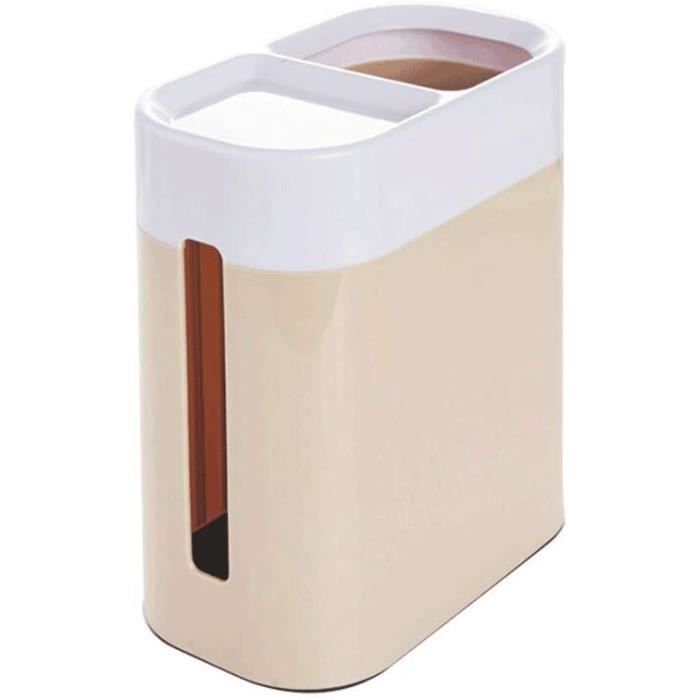 Poubelle Sous Table Compacte - Rangement Suspendu Pour Bureau, Cuisine - Plastique Résistant à L'humidité, 18x16x14 Cm