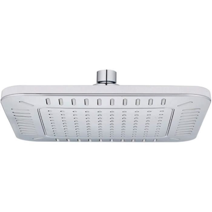 ECD Germany - Colonne de douche en acier inoxydable - Rond - avec buses