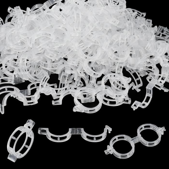 50 Clips Pour Plantes Filzada - Attaches Tomates, Fixation Tuteur Jardin, Vert, Réutilisables