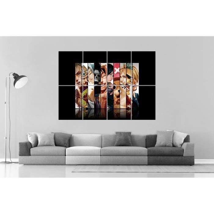 One Piece Persponnages Characters Art Manga Grand Format A0 Large Print Cdiscount