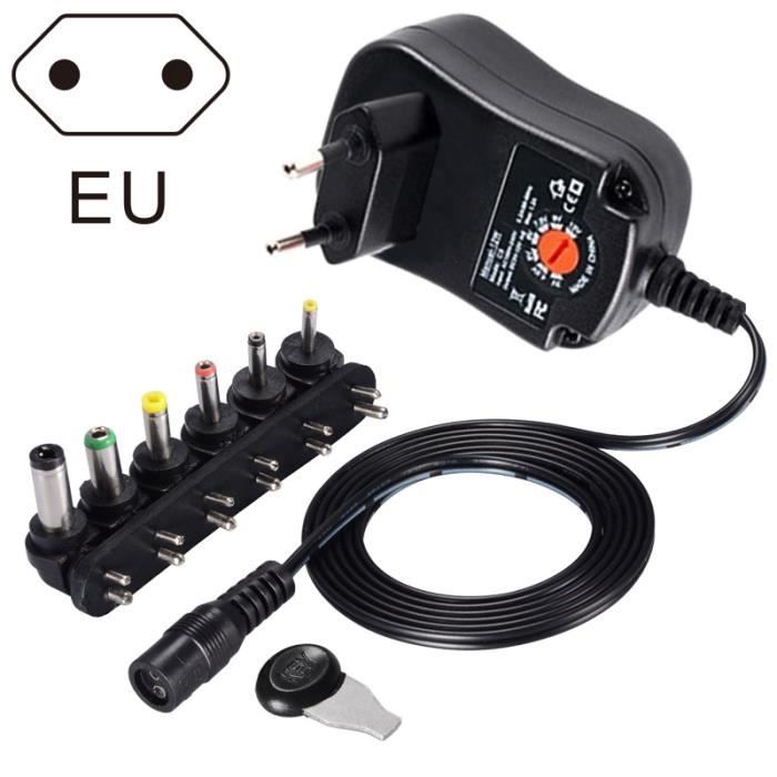 Adaptateur secteur universel AC / DC adaptateur chargeur 3V-12V