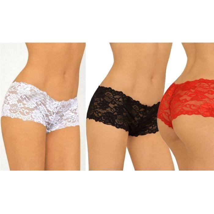 SEXY LOT 10 SHORTY FEMME TAILLE 38 40 STYLE DENTELLE Cdiscount