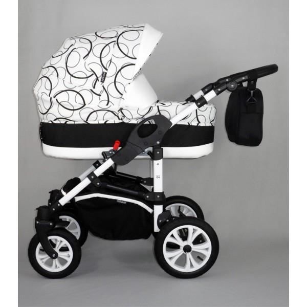 Poussette trio blanche Clearance
