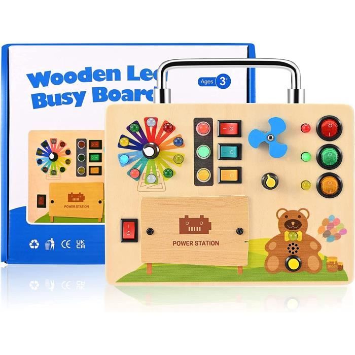 Busy Board Tableau Activité Montessori Conseil d'activité sensorielle