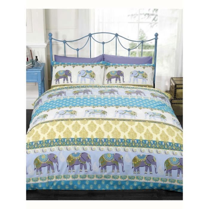 Housse de couette éléphant 1 personne - Achat / Vente ...