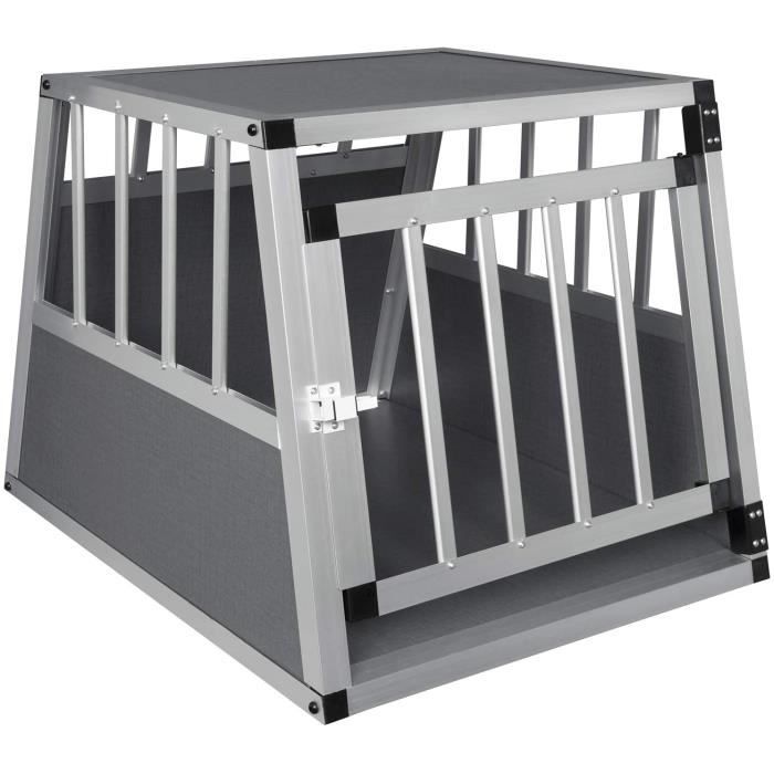 Meilleurs prix pour EUGAD Cage de Chien en Aluminium et MDF pour Chien,54x69x51cm,Gris Argenté