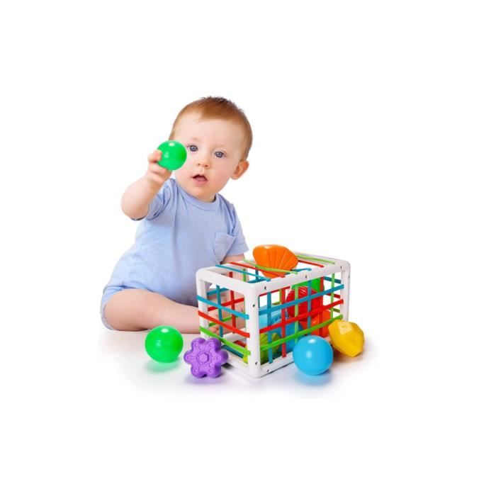 Jouet Enfant 6-12 Mois Fille Garçon, Jeux Bébé 6 9 12 18 Mois, Jouet Bain  Bébé Trieur de Forme Jouet, Jouet Sensoriel - Cdiscount Jeux - Jouets