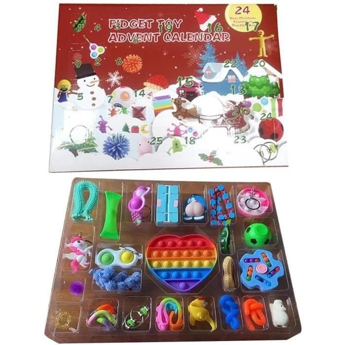Calendrier De L Avent Jouet 2023 Calendrier De L'avent, Jouets De Calendrier De Compte À Rebours De Noël,  Cadeaux Pour Adultes Fidget Pour Enfants - Cdiscount Beaux-Arts Et Loisirs  Créatifs