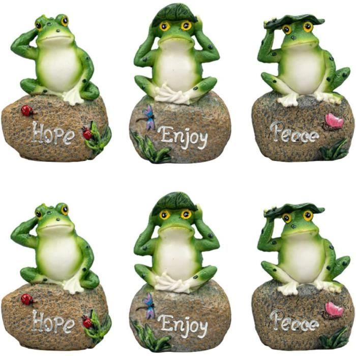 Figurine Décorative de Couple de Grenouilles Romantiques Rainforest Assis sur un Banc de Parc 7 Pouces Figurine Décorative de Couple de Grenouilles Romantiques Rainforest Assis sur un Banc de Parc 7 Pouces