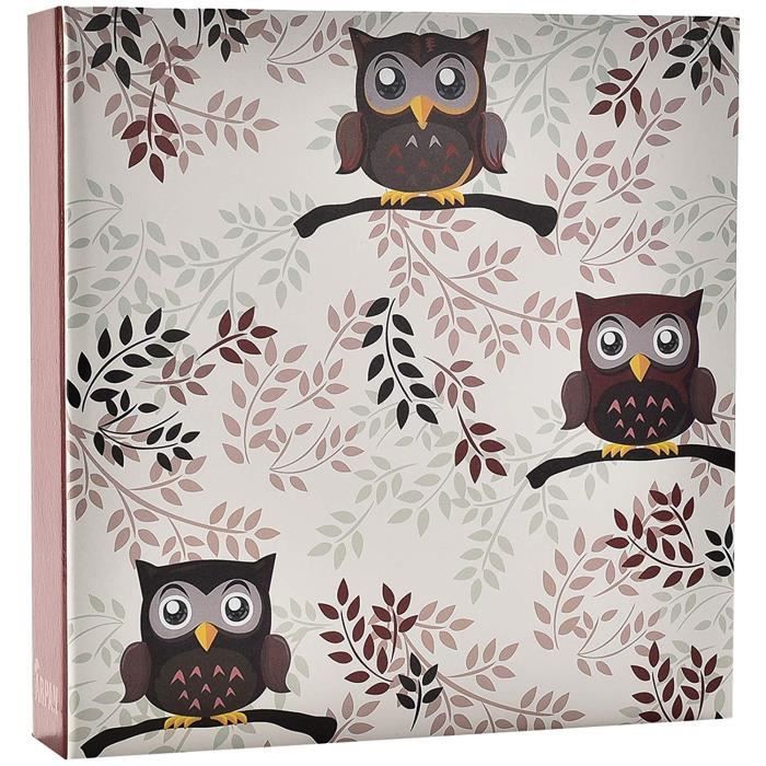 Decoration De La Maison Arpan Album Photo Pour 0 Photos Motif Chouette 23 X 23 Cm Cdiscount Beaux Arts Et Loisirs Creatifs