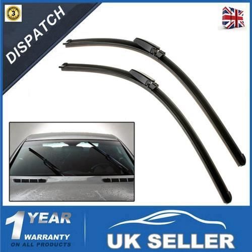 Pour Nissan 24/"//13/" Avant Aero Flat Essuie-Glace Lames Paire
