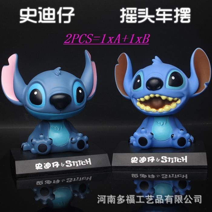 2pcs Disney Stitch Modele De Poupee Modele Poupee Voiture De Dessin Anime Secouant La Decoration De La Tete Model Dimensions Achat Vente Coffre A Jouets 6911000310522 Soldes Sur Cdiscount