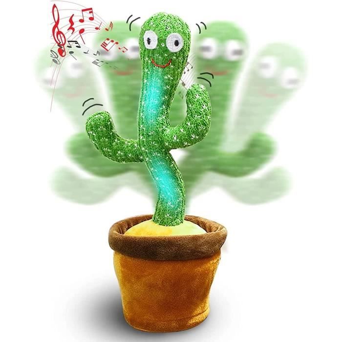 JISON21 Cactus Qui Danse, Répète et Parle 120 Chansons Francais avec  Fonction d'enregistrement et de Lecture, pour Enfants, Adultes : :  Jeux et Jouets