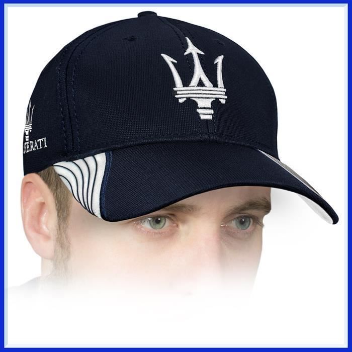 Maserati Casquette de Baseball UNIQUE 3D BRODE Logo BLEU Auto Voiture  Chapeaux Cap Homme Femme Accessoires T Shirt Cadeau Été Ami - Cdiscount  Prêt-à-Porter
