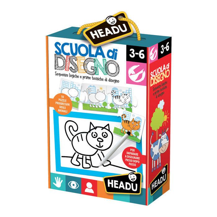Ardoise Pédagogique Headu - Jeu éducatif 3-6 Ans Pour Apprendre à Lire Et écrire Avec Aimants - 8