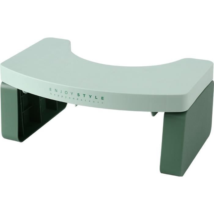 Tabouret Toilette Pliable Bambou - 39.9x20.1x18.5 Cm, Antidérapant, Posture Accroupie, Capacité 150kg