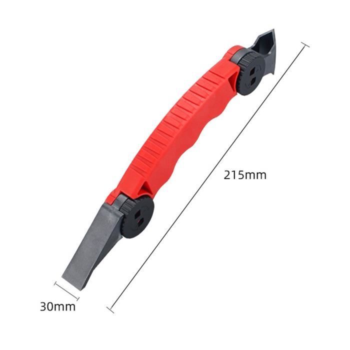 Grattoir à Carbure Pour Voiture, Poignée Bleue, Grattoir 1-1