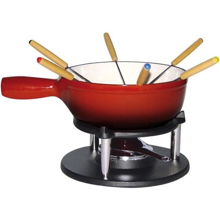 Baumalu 385052 Service A Fondue Savoyard Rouge Achat Vente Service A Fondue 385052 Serv A Fond Sav Rouge Cdiscount