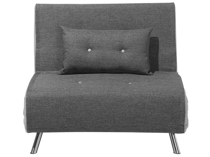 Beliani - Canapé-lit en tissu gris foncé FARRIS
