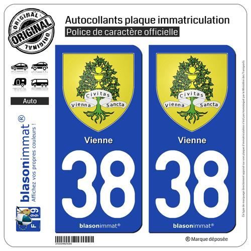  blasonimmat 2 Autocollants Plaque immatriculation Auto 74  Haute-Savoie - Armoiries II