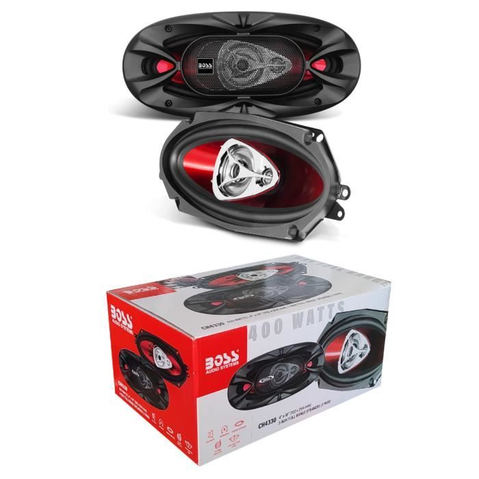 Haut-Parleurs Coaxiaux Pioneer TS-R1051S 10cm 3 Voies 210W - Son Puissant Pour Auto - Installation Facile