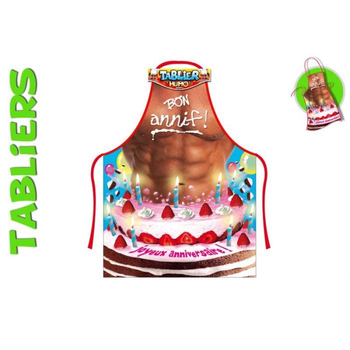 Tablier Femme Joyeux Anniversaire Achat Vente Farce Et Attrape Cdiscount