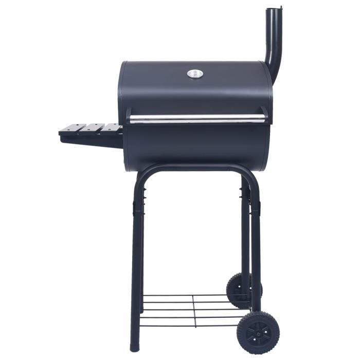Barbecue à Granulés VidaXL 94cm - Gril Fumeur Multifonction 6 En 1 | Étagère Inférieure, Température 80-260°C