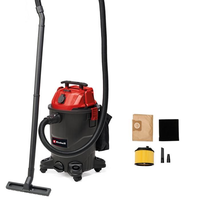 Aspirateur eaux et poussières Einhell TC VC Cuve 30 Prise asservie