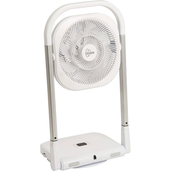 Farelek Ventilateur Portable Pliable Telescopique Orisen 13W Ø30cm 8 Vitesses Silencieux Télécommande - vue 2
