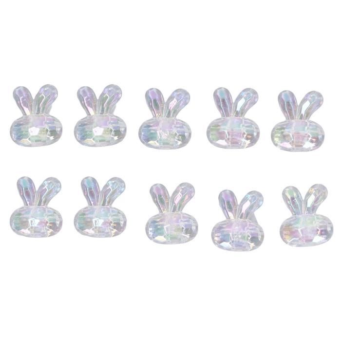 50 Mini Tétines Acryliques Transparentes HEMOTON - Déco Pour Baby Shower, Baptême Ou Fête