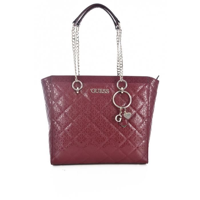 Sac guess rouge bordeaux sales