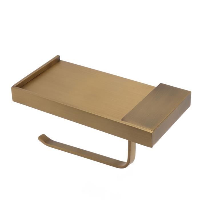 Luisa Porte Serviettes 1 Barre Cuivre Brossé