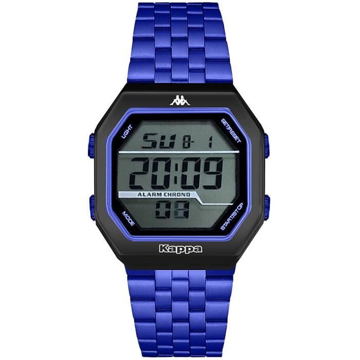 Montre - KAPPA - PE-22 - Digital - Acier - Unisexe - Bleu