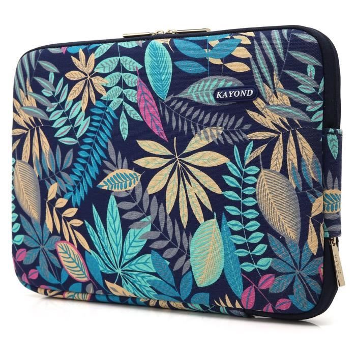 Arvok 17 17.3 Pouces Housse pour Ordinateur Portable Sacoche Pochette PC  avec Poignée en Toile de Protection pour Macbook Pro