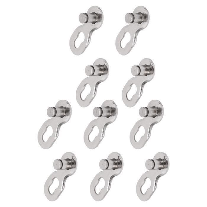 Maillons De Chaîne De Vélo 5 Paires De Vélos à Usage Rapide, Chaîne De Relâchement Rapide, Connecteur De Liaison Magique Mater Link Pour Vitesse 8/9/10[8 Speed