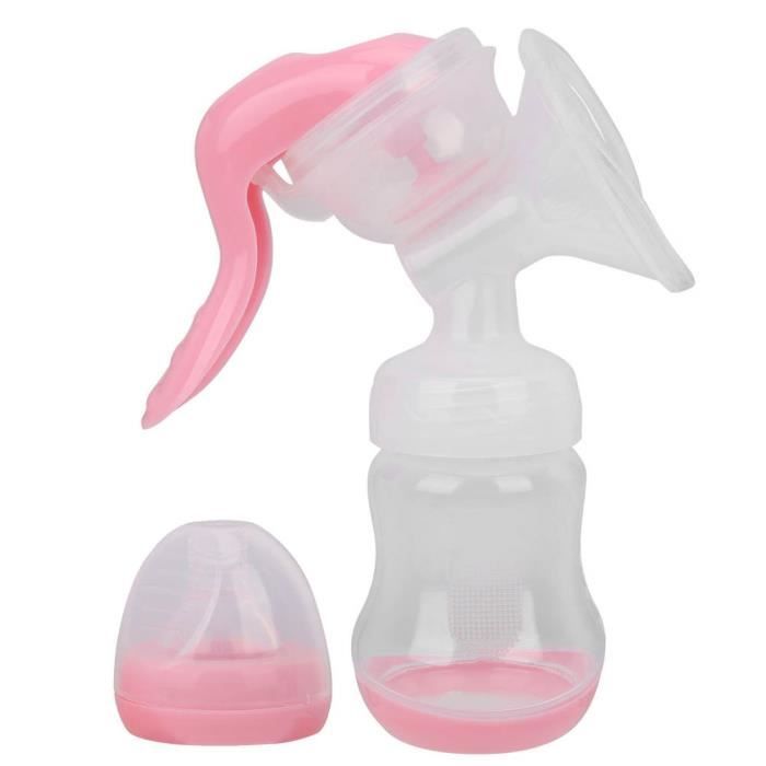 KOAHDE Tire-Lait Manuel Silicone - Collecteur Lait Maternel Transparent Portable